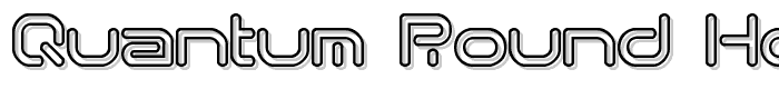 Quantum Round Hollow (BRK) font